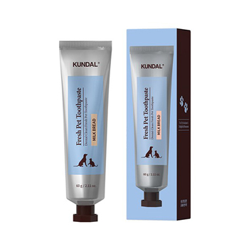 KUNDAL&reg; Dental Clean Fresh Pet Toothpaste Milk Bread Flavor